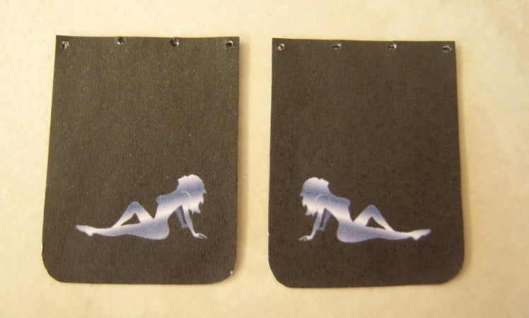 Plastic Dreams 1007 1/25 Vanity Truck Mud Flap Set