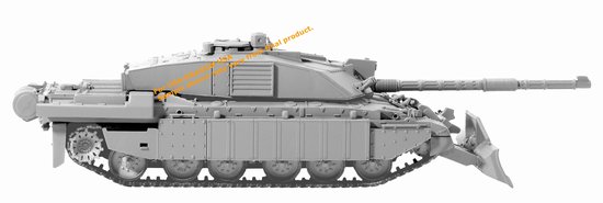 Dragon Models 7285 1/72 British Challenger II w/Dozer Blade