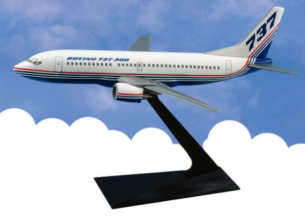 Flight Miniatures LP3833 B737-300 Boeing House 1/200