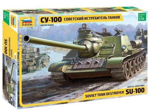 Zvezda 3688 1/35 Soviet Su100 Tank Destroyer