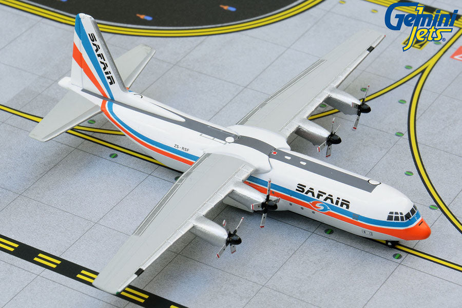Gemini Jets 1/400 GJ1248 Gemini Safair L100-30 1/400 Reg#Zs-Rsf Old Livery