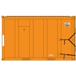 Atlas Trainman 20006096 Ho 20' Hi-Cube Msw Container Dseu 4Pk 1