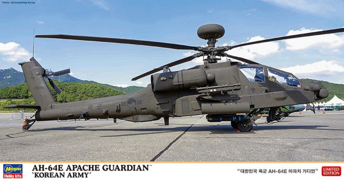 Hasegawa 7493 1/48 AH64E Apache Guardian Korean Army Attack Helicopter (Ltd Edition)
