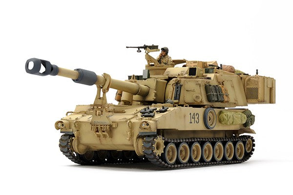 Tamiya 37026 1/35 US M109A6 Paladin Tank w/Self-Propelled Howitzer Gun Iraq War