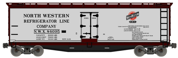 Accurail 4902 Ho 40'Wood Reefer C&Nw