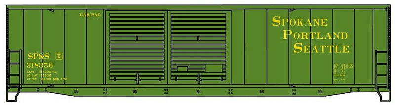 Accurail 59091 Ho 50'Dd Steel Boxcar Sp&S