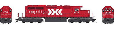 Bowser 25037 HO Scale GMD SD40-2 - Standard DC - Executive Line -- Canadian Pacific 5742 (red, Expressway Graphics Version 1)