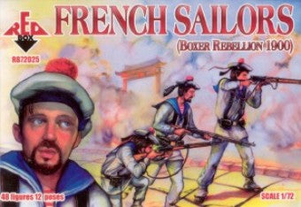 Red Box Figures 72025 1/72 French Sailors Boxer Rebellion 1900 (48)