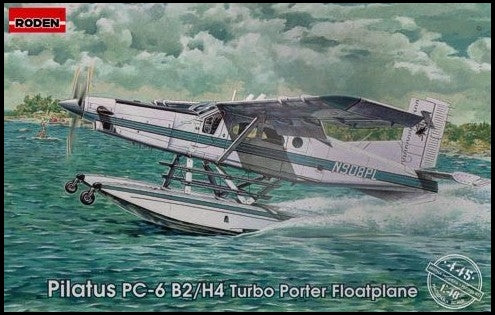 Roden 445 1/48 Pilatus PC6B2/H2 Turbo-Porter Light Transport Floatplane (D)