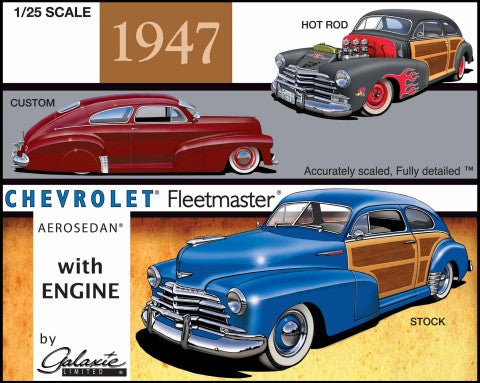 Galaxie Limited 13012 1/25 1947 Chevrolet Fleetmaster Aerosedan Country Club Car
