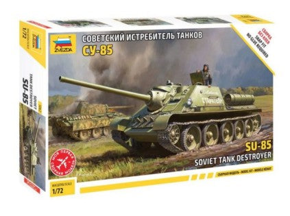 Zvezda 5062 1/72 Soviet Su85 Tank Destroyer (Snap)