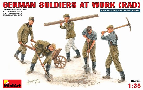 Miniart Models 35065 1/35 German Soldiers at Work (5)