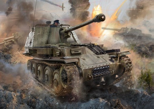 Zvezda 6282 1/100 German Marder III Tank Destroyer (Snap) (New Tool)