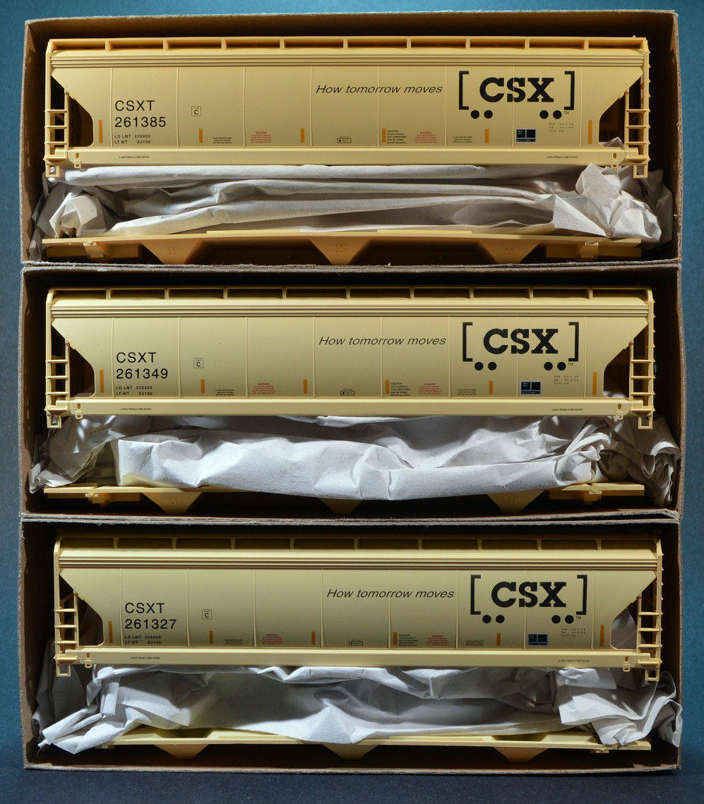 Accurail 20998 Ho 3Bay Cf Cvd Hopper Csx 3#St