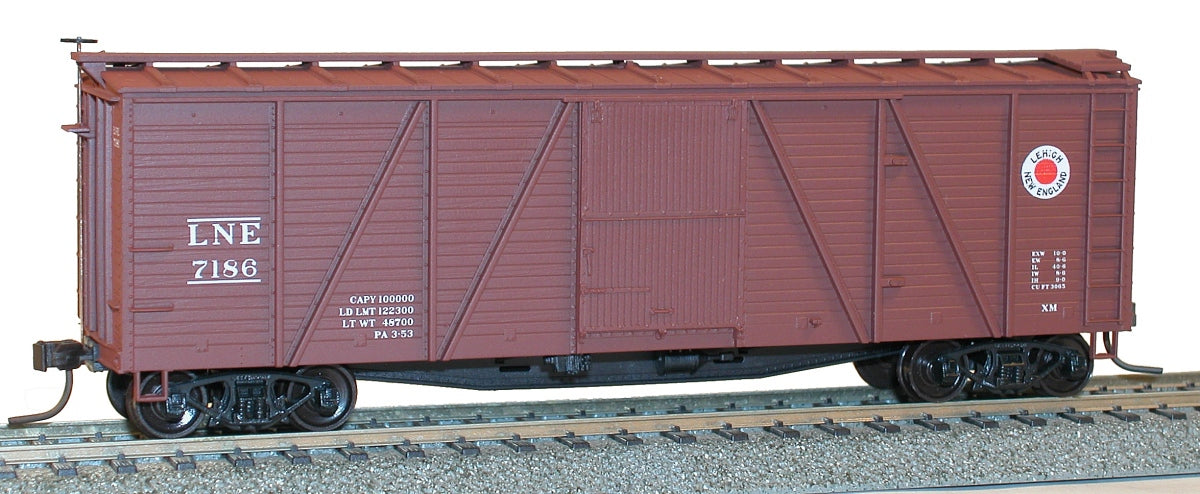 Accurail 1225 Ho 40' 6Pan Ss Wd Box L&Ne 2#S