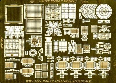 White Ensign Models 35111 1/350 WWII USN Radars