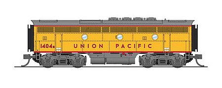 Broadway Limited 6852 N Scale EMD F3B - Sound and DCC - Paragon4 -- Union Pacific 1408C (Armour Yellow, gray, red)