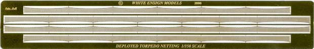 White Ensign Models 3520 1/350 Torpedo Nets for Konig Class Ships (D)