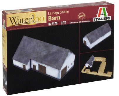 Italeri 6175 1/72 Waterloo 1815 La Haye Sainte Barn (Laser Cut Fiberboard w/Etched Details) (D)