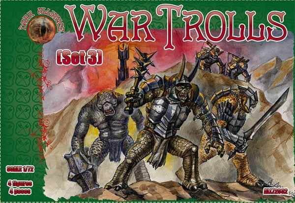Alliance Figures 72032 1/72 War Trolls Set #3 Figures (4)