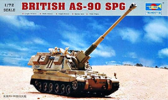 Trumpeter 7221 1/72 British AS90 Self-Propelled Gun