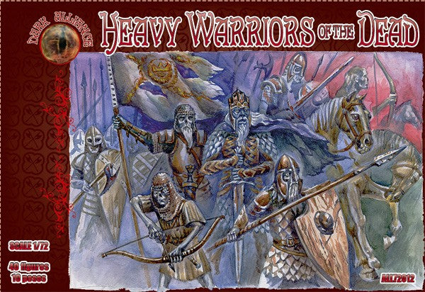 Alliance Figures 72012 1/72 Heavy Warriors of the Dead Figures (40)