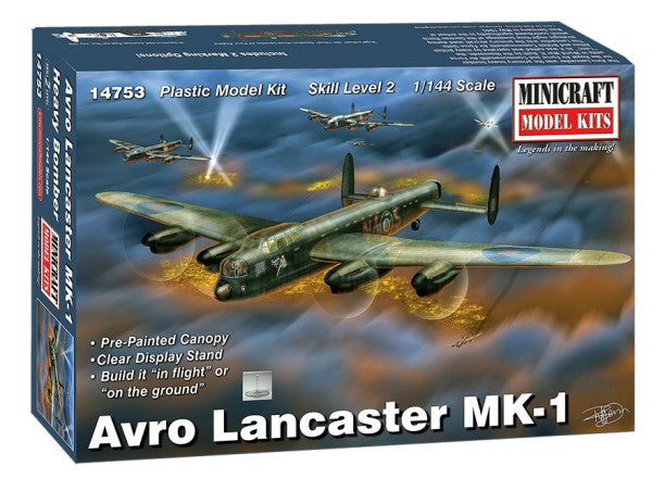 Minicraft 14753 1/144 Avro Lancaster Mk 1 RAF Aircraft