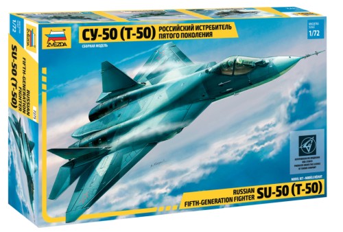 Zvezda 7275 1/72 Russian Su50 (T50) 5th Generation Fighter