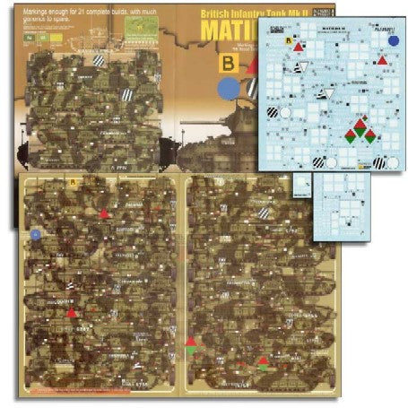 Echelon Decals 352017 1/35 British Inf Mk II Matilda II