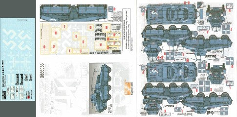 Echelon Decals 356058 1/35 SdKfz 231/232 (8 RAD) Das Reich Div