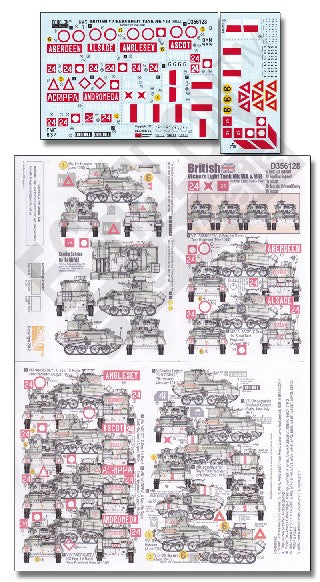 Echelon Decals 356128 1/35 British Vickers Mk VI A/B Light Tank Middle East 1940-41 Pt3