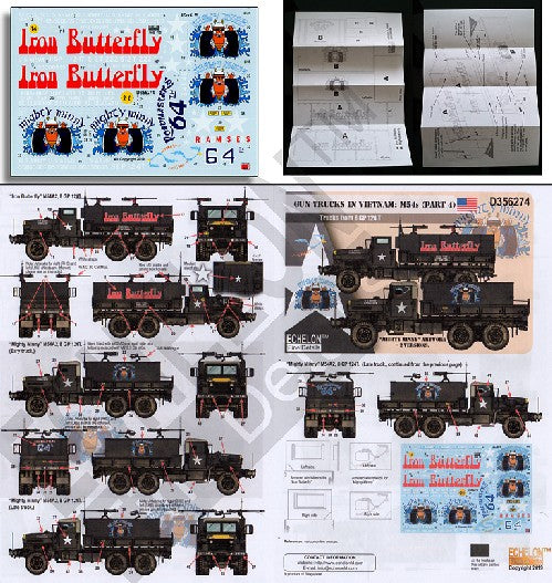 Echelon Decals 356274 1/35 M54s 8 GP 124T Gun Trucks in Vietnam Part 4