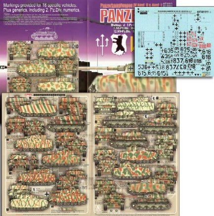 Echelon Decals 481013 1/48 PzKpfw VI Ausf H/J