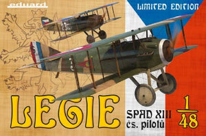Eduard 11123 1/48 Legie Spad XIII cs pilotu BiPlane (Ltd Edition Plastic Kit)