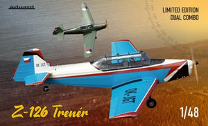 Eduard 11156 1/48 Zlin Z126 Trener Two-Seater Trainer Aircraft Dual Combo (Ltd Edition Plastic Kit)