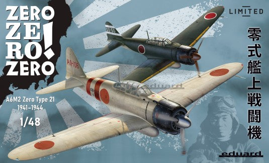 Eduard 11158 1/48 A6M2 Zero Type 21 1941-1944 Japanese Fighter Dual Combo (Ltd Edition Plastic Kit)