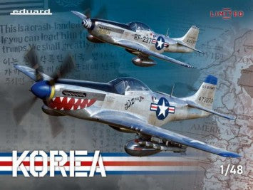 Eduard 11161 1/48 F51D/RF51D Mustang USAF Fighter/Bomber & Photo-Recon Aircraft in Korea Dual Combo (Ltd Edition Plastic Kit)