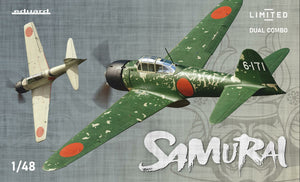 Eduard 11168 1/48 Samurai: WWII A6M3 Zero Japanese Fighter Dual Combo (Ltd Edition Plastic Kit)