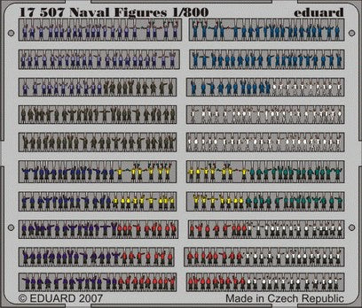 Eduard 17507 1/800 Ship- Navy Figures (Painted)