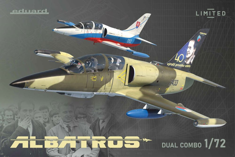Eduard 2109 1/72 Albatros Aero L39C/CM/ZA/ZO Jet Trainer Aircraft Dual Combo (Ltd Edition Plastic Kit) (D)