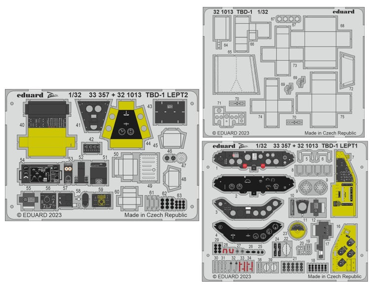 Eduard 321013 1/32 Aircraft- TBD1 for TSM (Painted)