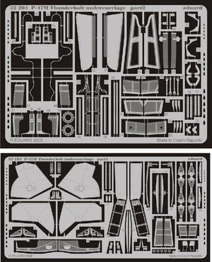 Eduard 32204 1/32 Aircraft- P47M Thunderbolt Undercarriage for HSG (D)