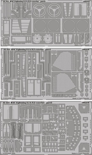 Eduard 32227 1/32 Aircraft- BAC Lightning F1AF3 Exterior for TSM (D)