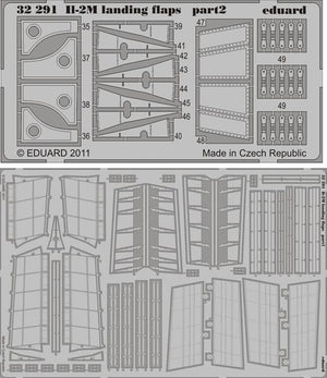 Eduard 32291 1/32 Aircraft- IL2m Landing Flaps for HBO (D)