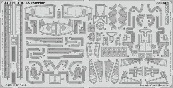 Eduard 32366 1/32 Aircraft- F4U1A Exterior for TAM