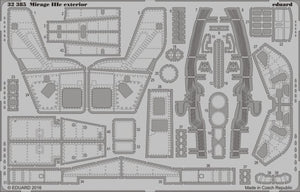 Eduard 32385 1/32 Aircraft- Mirage IIIc Exterior for ITA (D)