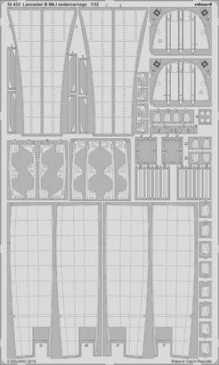 Eduard 32433 1/32 Aircraft- Lancaster B Mk I Undercarriage for HKM (D)