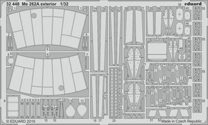 Eduard 32448 1/32 Aircraft- Me262A Exterior for RVL (D)