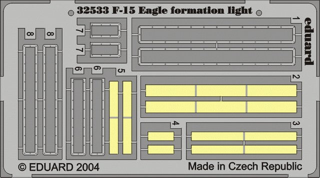 Eduard 32533 1/32 Aircraft- F15 Eagle Formation Lights for TAM (Painted)