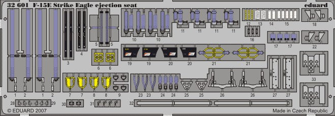 Eduard 32601 1/32 Aircraft- F15E Strike Eagle Ejection Seat for TAM (Painted)